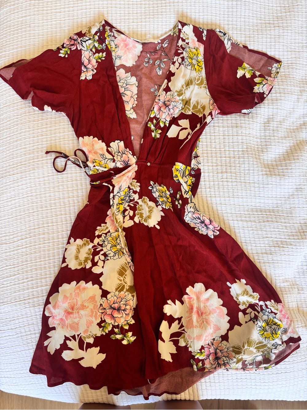 ASTR the label wrap dress